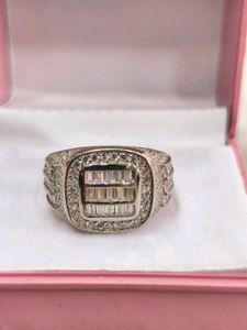 Sparkling Gemstone Ring 925 silver