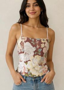 Floral Corset Top