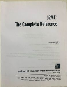 The Complete Reference J2ME