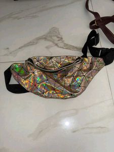 Rainbow shining waist bag