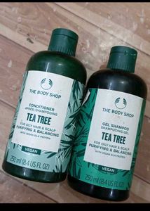 The body shop tea tree shampoo+conditioner