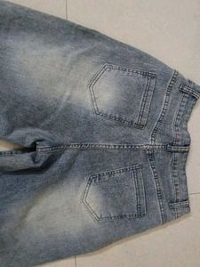 Wide Leg Denim Jeans