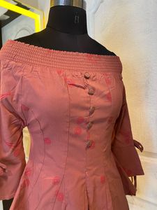 Off-Shoulder Peplum Top