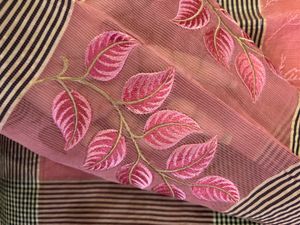 Beautiful Pink Saree with Blouse