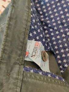 Olive Green Straight Fit Pants