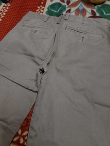 Gray Casual Pants