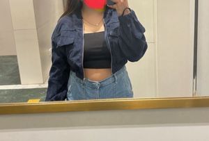 Corduroy Cropped Hooded Jacket