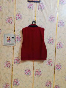 🇳🇿💫🎀Men's Maroon Fleece Vest