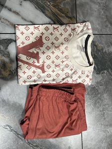 Stylish Louis Vuitton Print T-Shirt