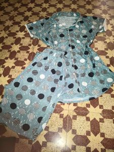 Comfortable Women's Night Suit - Printed