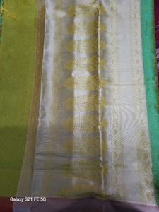 Green Colur Festive Wear Saree
