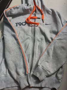 Nike T90 Grey Zip-Up Hoodie