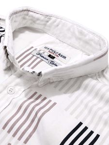 Stylish Men's Striped Long Sleeve Shirt