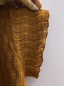 Beautiful Orange Crochet Top