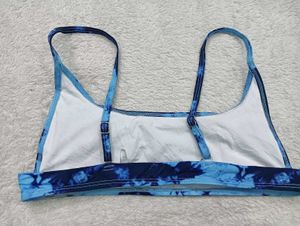 Blue Tie Dye34💙 Bra Top