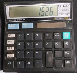 Citizen CT-500 Calculator original