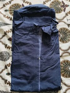 Two Monks Blue Polka Dot Shirt