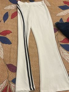 Stylish White Flared Pants