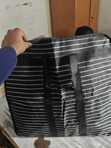 Striped Travel Bag