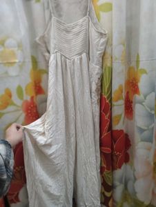 Elegant White Embroidered Jumpsuit