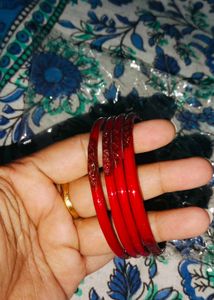 Set of Red Bangles