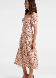 Forever New A-Line Floral Midi Dress