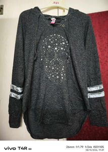 Skull & Stars Graphic Hoodie