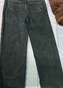 Washed blue  Wide Leg Jeans