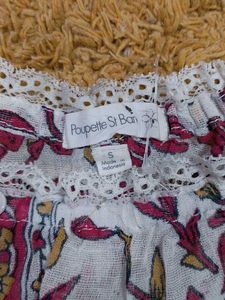 Boho Off-Shoulder Crop Top