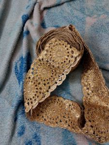 Gold Lace Trim for Dupattas or Sarees