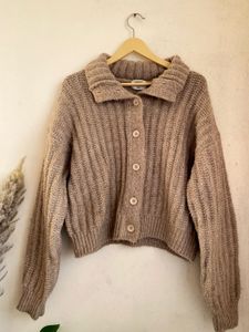 Cozy Knit Button-Up Cardigan