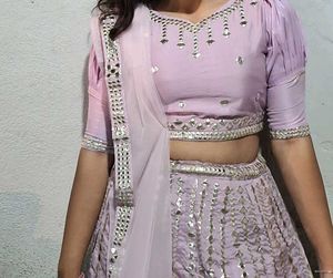 Beautiful Lavender Lehenga Choli
