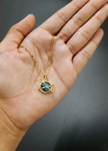 Anti Tarnish Orbit Necklace