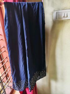 Elegant Navy Blue Embellished dupatta