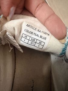 Turquoise Canvas Sneakers