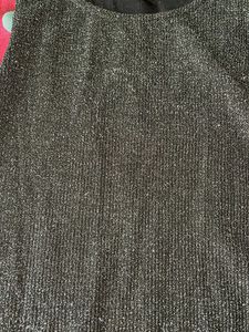 Shimmery Black Bodycon Dress