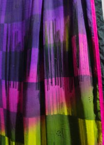 multi black color saree