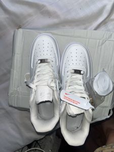 Classic White Air Force 1 Sneakers