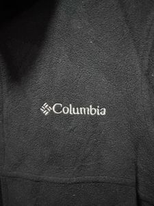 Columbia Unisex Black Long Sleeves Zipup Fleece