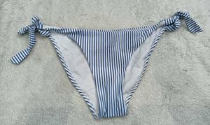 Striped Tie-Side Bikini Bottom 🇦🇨