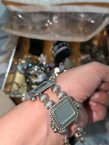Elegant Crystal Stud Earings with ring &amp; bracelet