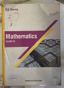 RD Sharma Mathematics Class 9 Textbook