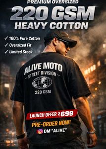 Alive Moto Graphic T-Shirt