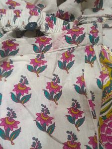 Floral Print Palazzo sharara with shirt duppta set