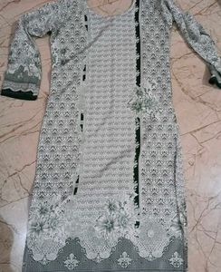 Elegant Floral Print Kurta with Palazzo Pants