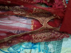 Exquisite Red Embroidered Lehenga Choli