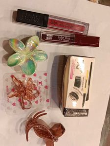 Assorted Makeup and Hair Accessories