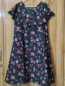 Chic Floral Print Dress
