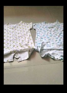 kookie kids Baby Rompers (Set of 2) 12-18 months