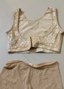 Lace Trim Shapewear Set